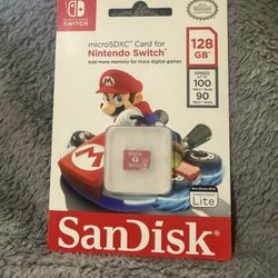 SanDisk 128GB microSDXC Card for Nintendo Switch