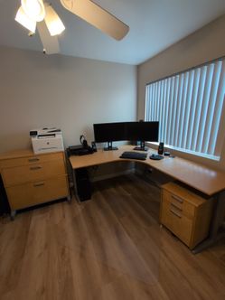 Desk and office furniture