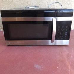 LG Black/stainless Vented Microwave 