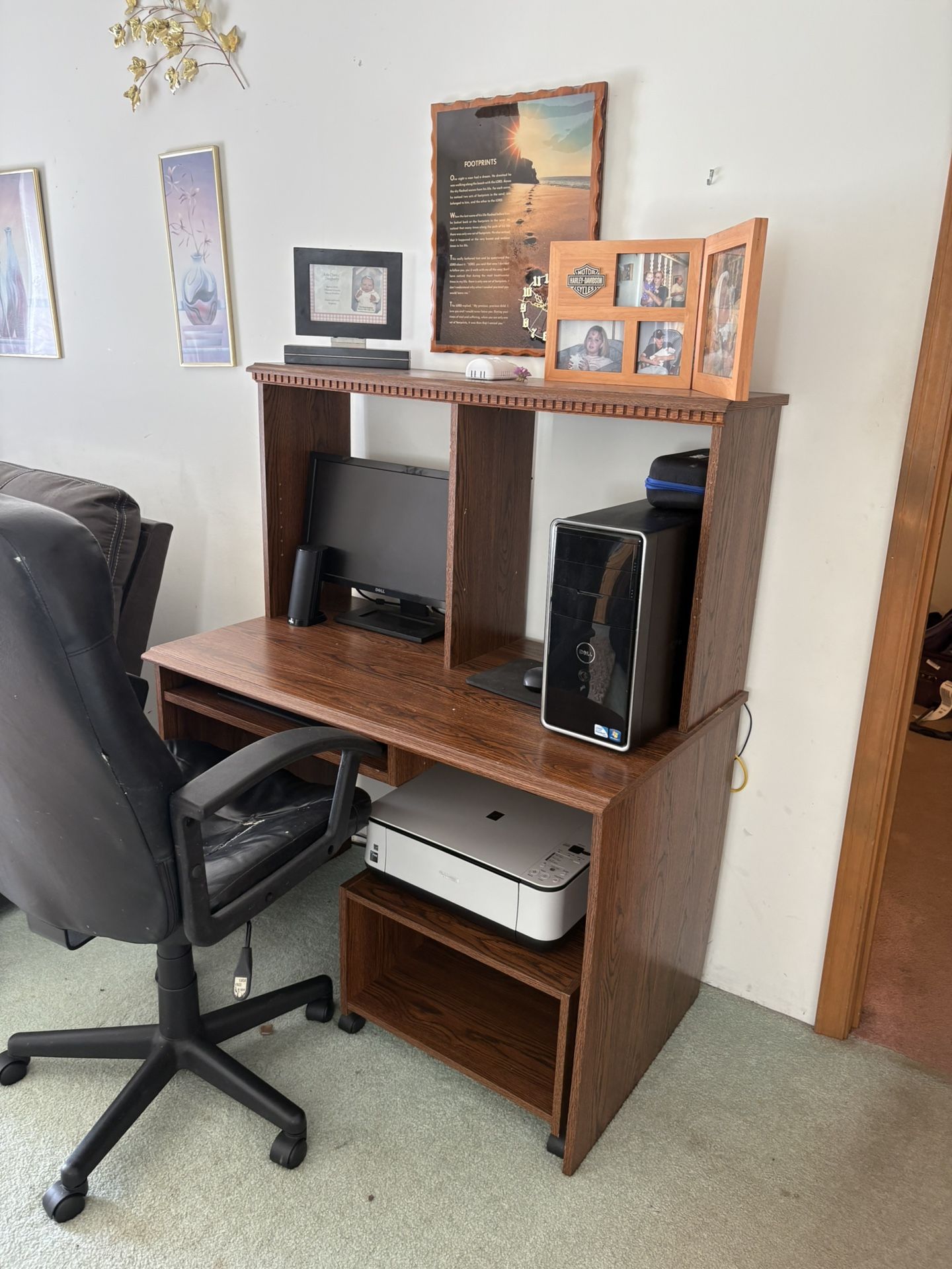 Computer Desk Chair Printer