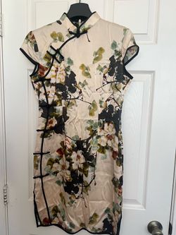 Chinese silk cheongsam M
