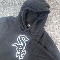 MLB Chicago White Sox Hoodie Mens XL Pullover Logo Sweatshirt Graphic Spellout