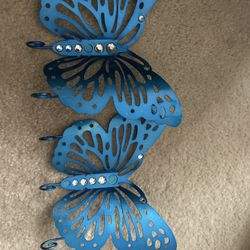 Butterfly 🦋 Wall Decor With Hooks 