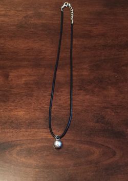 NEW 3D Basketball Charm on Leather Cord