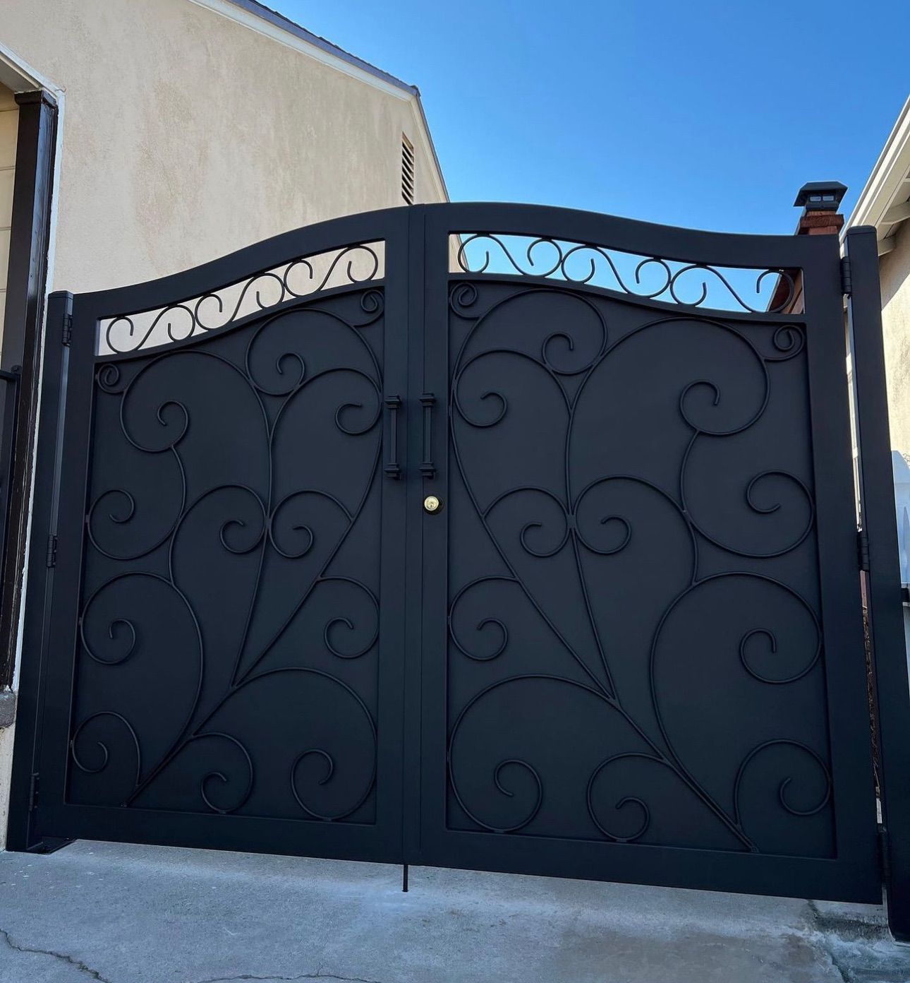 Iron Driveway Gate