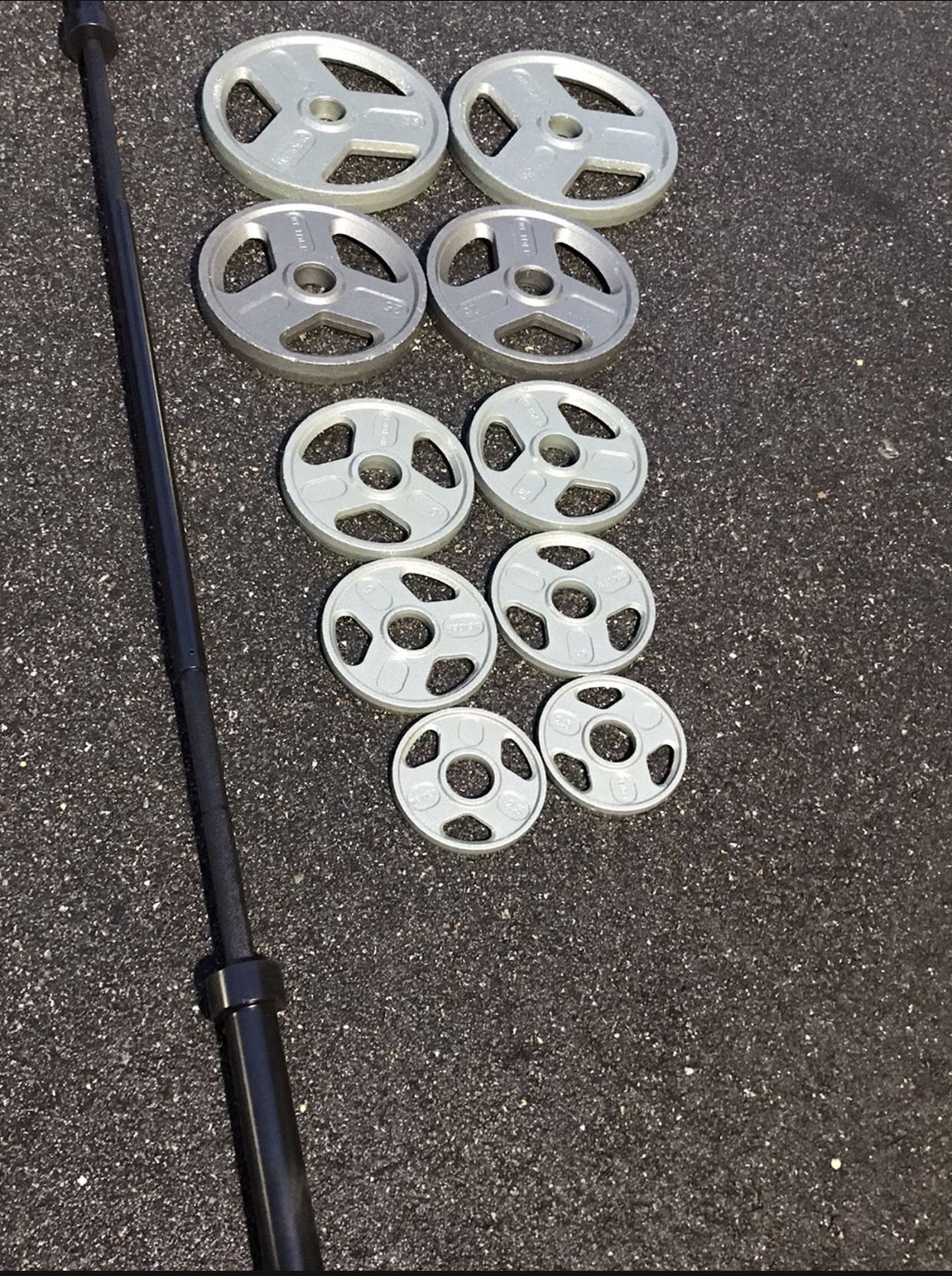 Olympic Weight Set 2inches+7ft Barbell. BRAND NEW