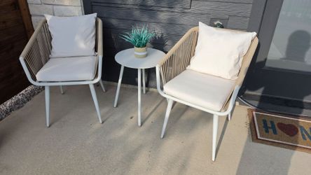 Outdoor lounge set beige $150