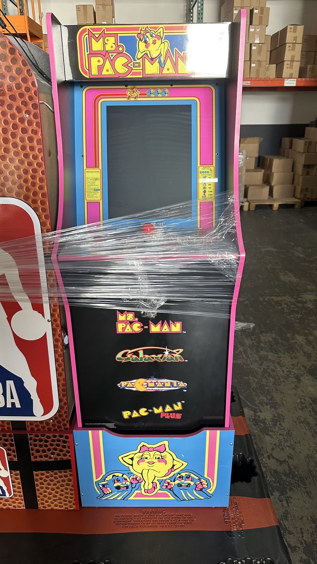 Arcade Game Machines - Arcade1Up NBA JAM Tournament Edition and Ms. PAC-MAN