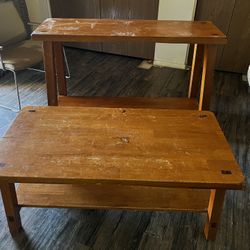 Console Table And Matching Coffee Table