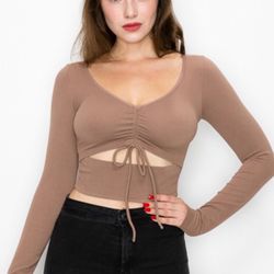 Crop Top Long Sleeve