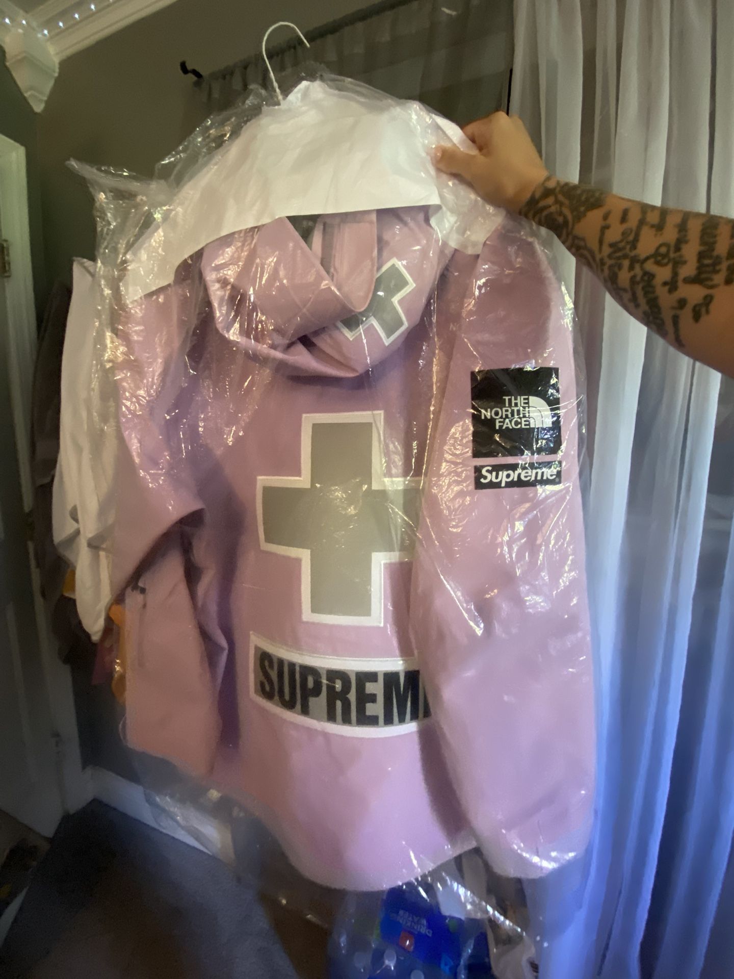 Supreme x The North Face Summit Series Rescue Mountain Pro Jacket 'Light Purple' size XL