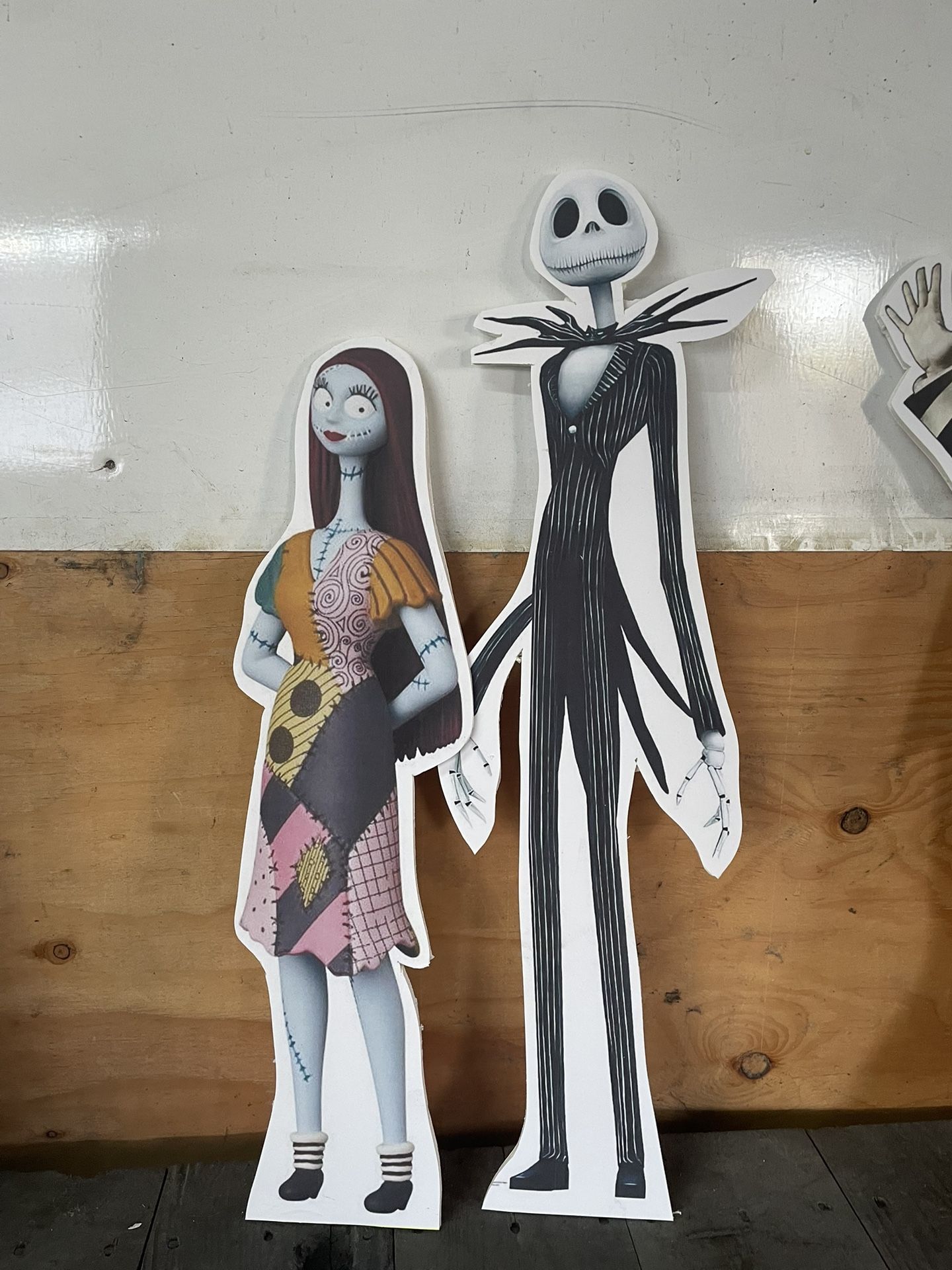 2ft halloween props nightmare before xmas Jack and Sally
