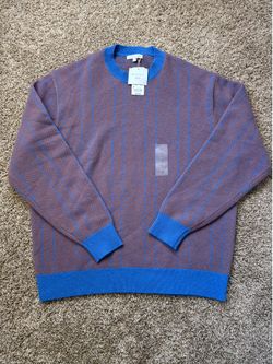 NWT Uniqlo x JW Anderson Lambswool Herringbone Crewneck Sweater Mens Size XL