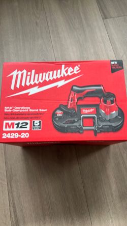 Milwaukee  M12   Sub Compact  Bandsaw   Cordless   Model  2429-20. Tool Only