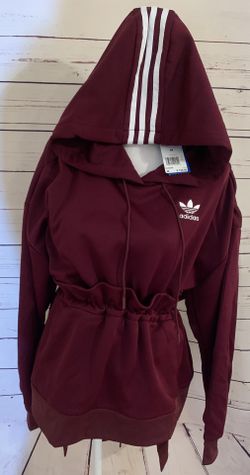 Adidas Originals J KOO x Burgundy Hoodie Size S & M NWT