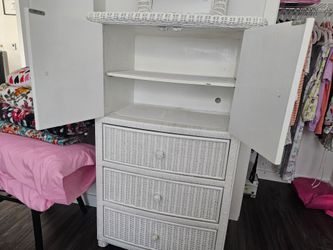 Wicker Armoir