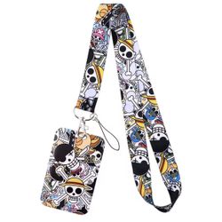 One Piece - Pirate Skulls - Lanyard Keychain Cardholder USB Holder