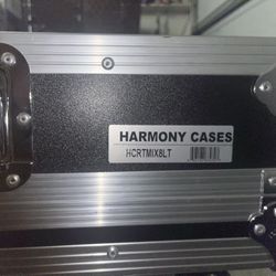 Harmony HCRTMIX8LT Flight Glide Laptop Stand Custom Case Reloop Terminal Mix 8 Also Fits Allen & Heath CQ-18T Compact 18-Channel Digital Mixer