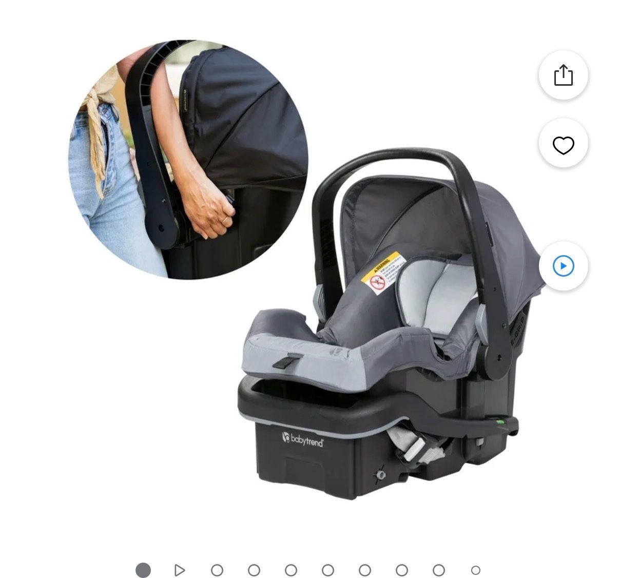 (Brand New) Baby Trend EZ Lift Plus Infant Car Seat Ultra Get