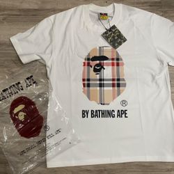 Bape Shirt White (Large) *BEST OFFER*