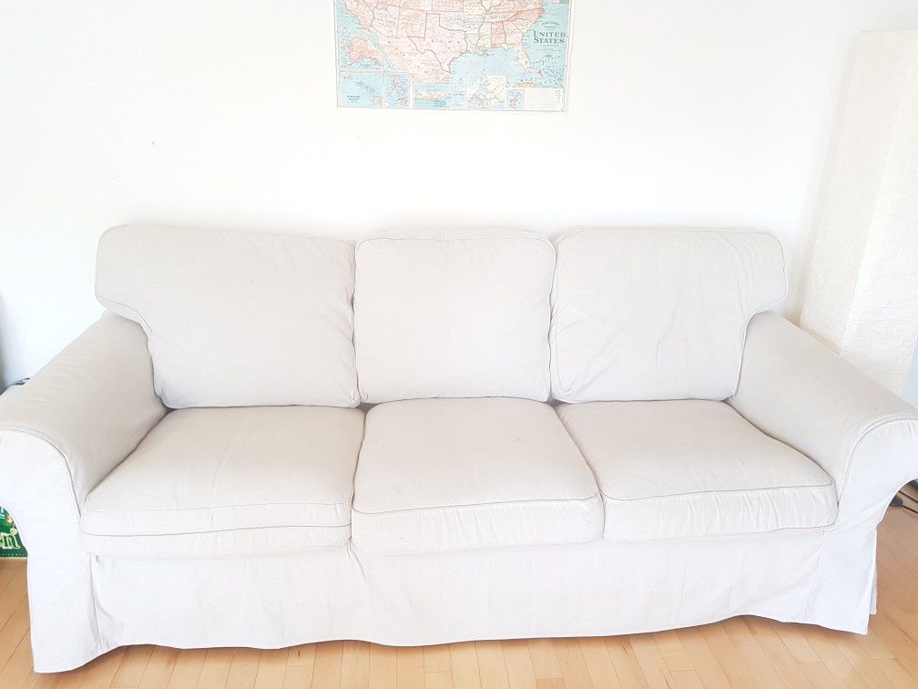 Fabric sofa from IKEA $50(with light) Washable cover
