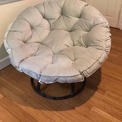 Better Homes Gardens Papasan Chair 46 Wide Pumice Gray