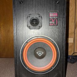 Cerwin Vega RE-20 - Vintage 2-Way Speaker - 8" Subwoofer and 1" Tweeter