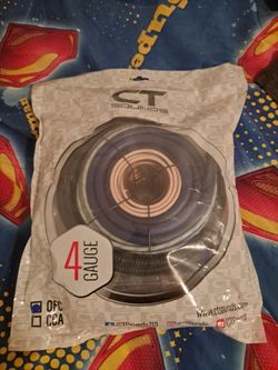 Brand new CT Sounds 4-gauge OFC cable kit