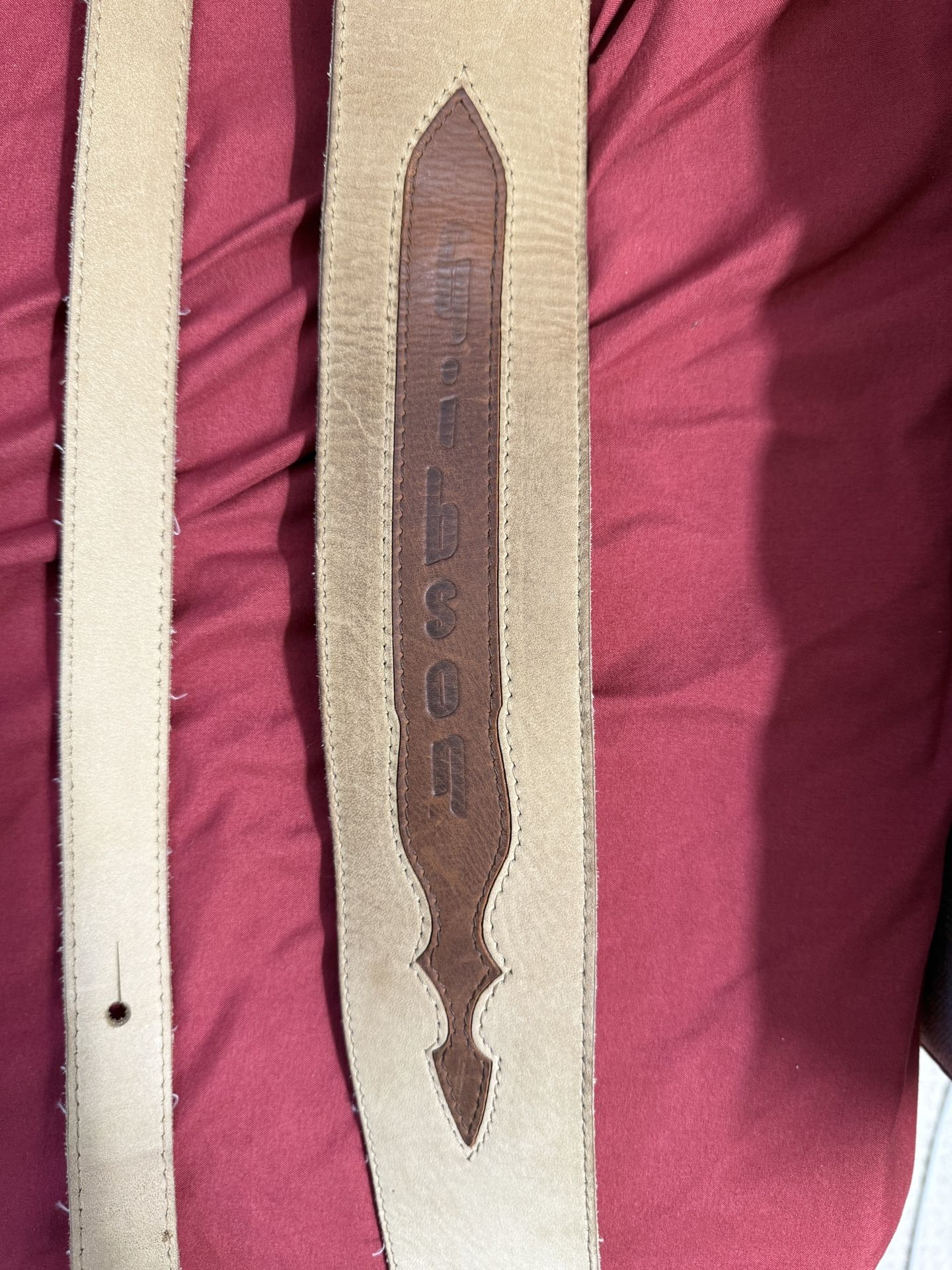 Vintage Gibson guitar strap (looking to trade for different strap)