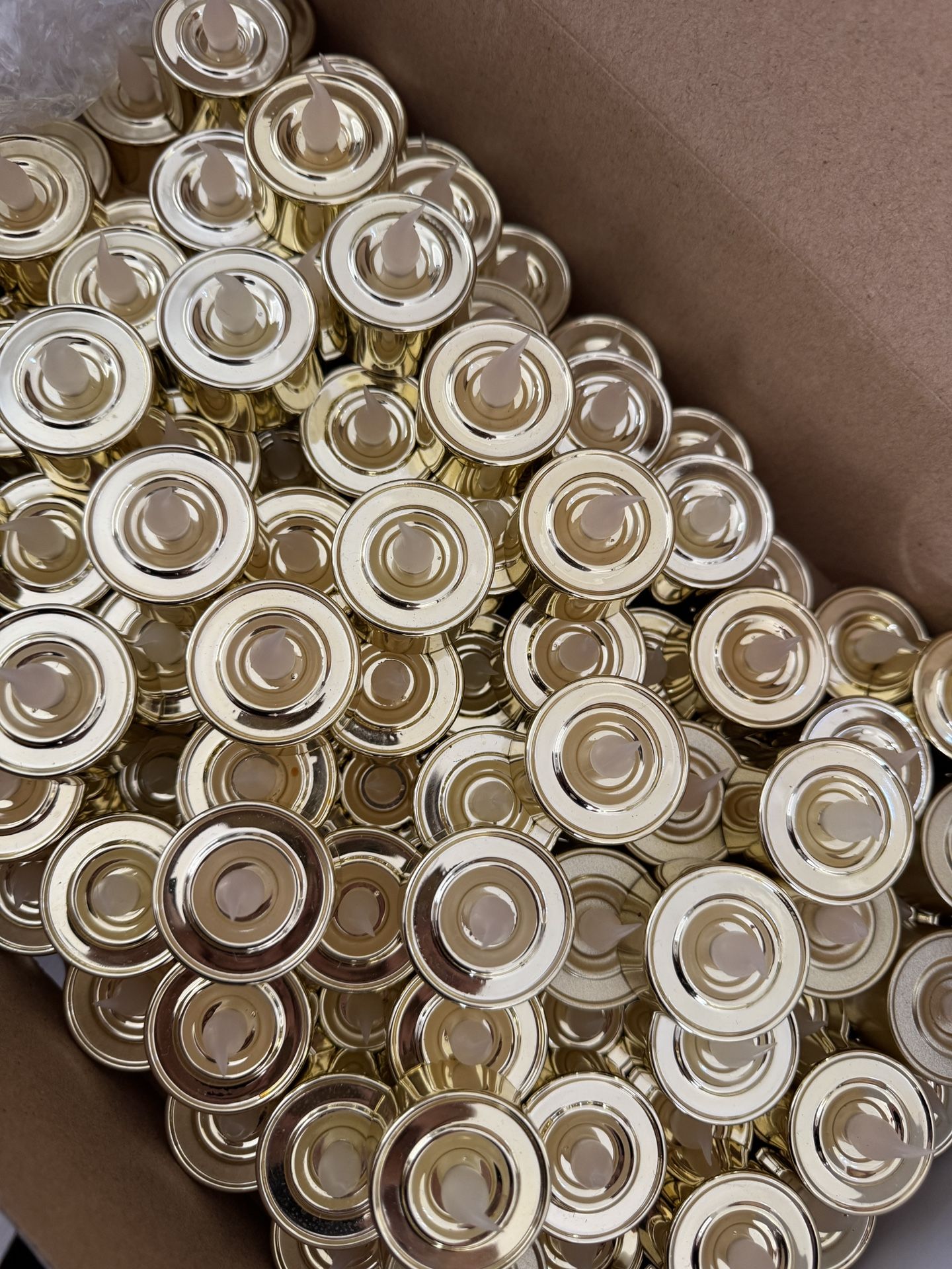 Gold Tealights Tea Lights