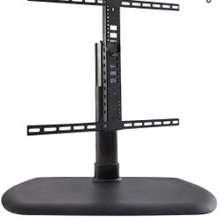 Soporte giratorio para TV, soporte de repuesto universal para televisores de hasta 65 pulgadas, altura ajustable de hasta 8 pulgadas y giro suave para