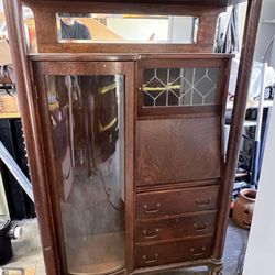 Antique Oak Side By side