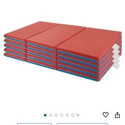 Premium Folding Rest Mat, 3 Section, Zin, Sleeping Mat, 5 Pack