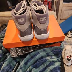 Cool Grey Jordan 11s Size 10