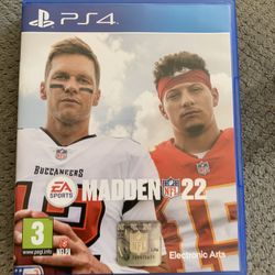 PS4 Madden 22 Video Game 