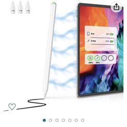 Stylus Pen for iPad Pencil 2nd Generation with Magnetic Wireless Charging,Tilt Sensitivity &Palm Rejection for ipad Stylus, Compatible with iPad Pro 1