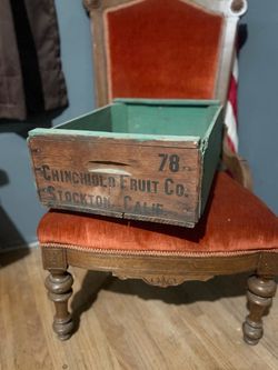 Chinchiolo Fruit Co. Vintage Wooden Crate