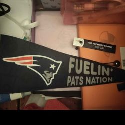 New Englandpatriots Flag Magnet Dunkin 