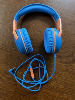 Kids Headphones Wired Toddler Headphones with Microphone, Over-Ear Headphones