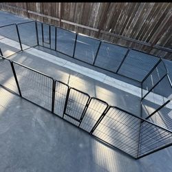Brand New In Box Large Heavy Duty 32" Tall Extra Wide 43' Long Shapeable Dog Playpen 110sqft Portable Pet Fence RV Camping Child Pet Gate Pet Corral 