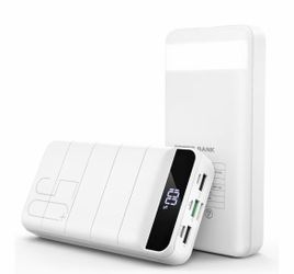 Power Bank Fast Charging 50000mAh - 22.5W Portable Charger USB C Quick Charge with 4 Outputs & 3 Inputs LED Display Huge Capacity External Battery Pac