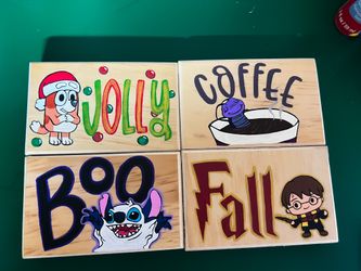 Custom Sm Wooden plaques 