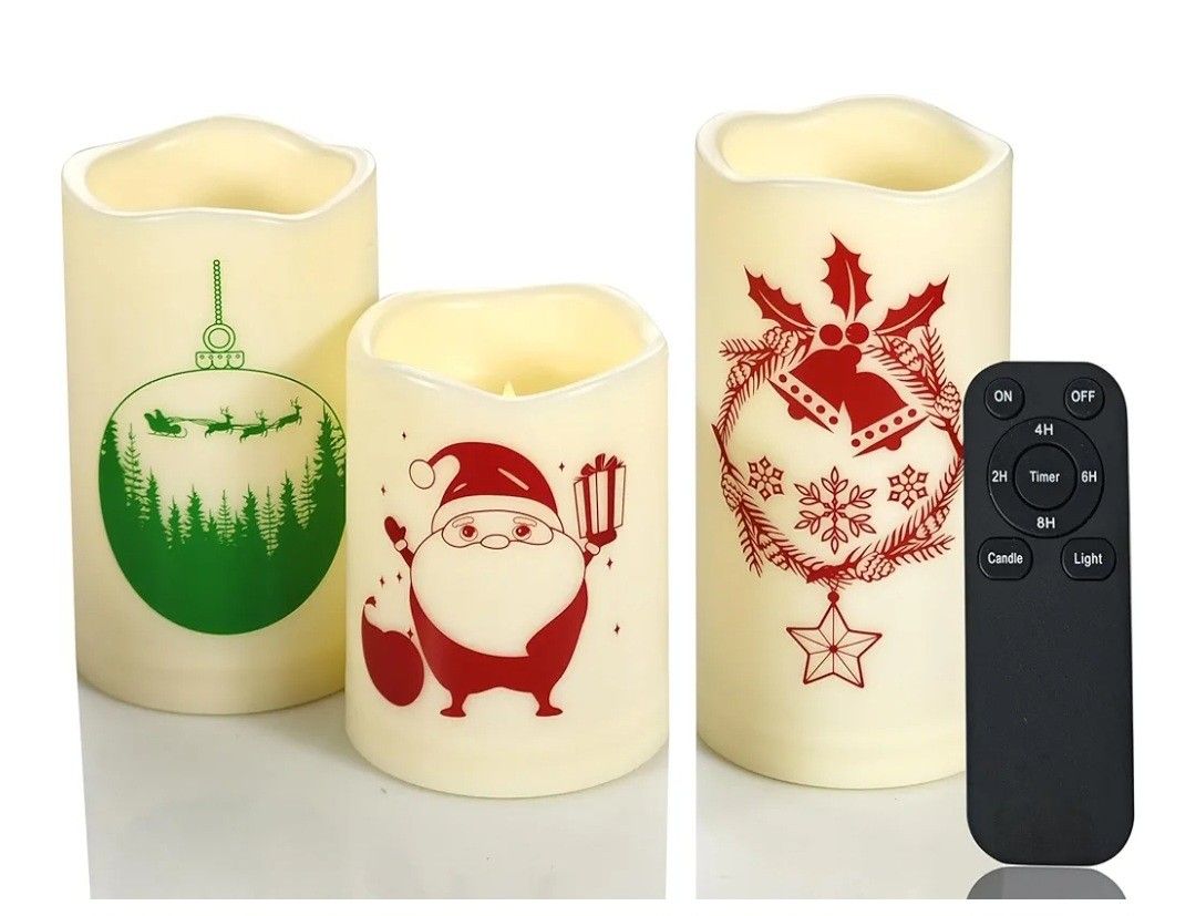 Christmas Candle Set 