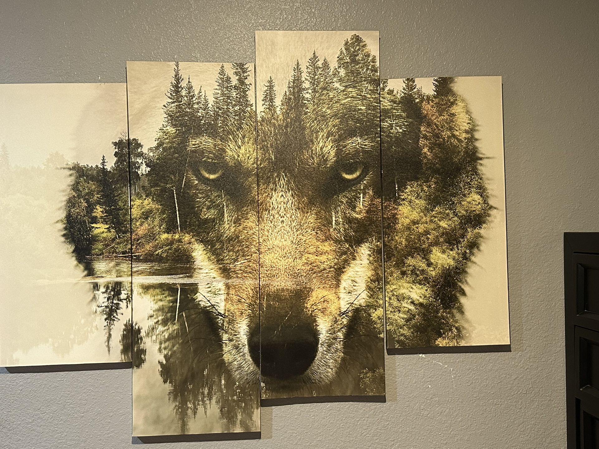 Animal Canvas/Wall decor/Wolf Canvas/ Wolf