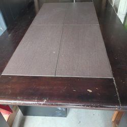 Solid Wood Table With Four Chairs