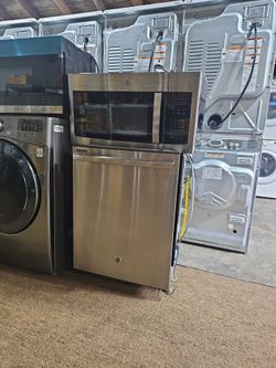 Ge dishwasher and microwave