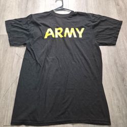 Army Workout Adult Unisex Size M PT T-Shirt Physical Training Tactical A007