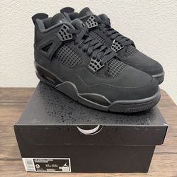 Air Jordan 4 Retro- Black Cat (2025)- Size 9M/10.5W