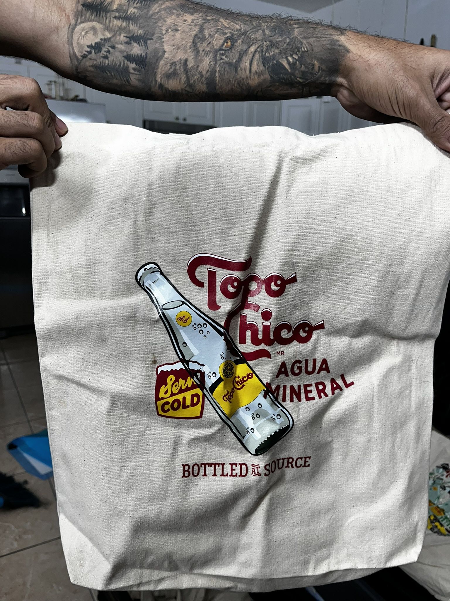 Topo Chico Tote Bag Art Basel 125th Anniversary