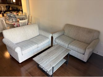 2 Matching Loveseats + Coffee Table – Excellent Condition – $250 OBO